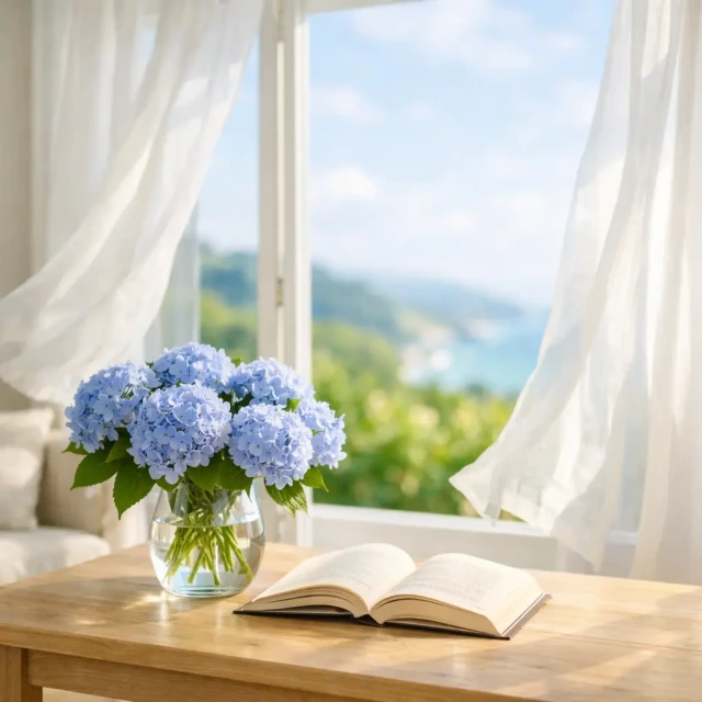 Salón decorado estilo primavera 2026 con mucha luz natural en Cantabria.